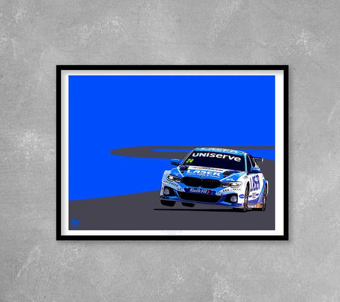 New Jake Hill 2024 BMW 330e M-Sport BTCC Print