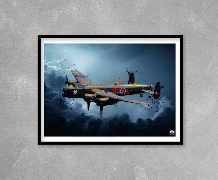 Avro Lancaster Bomber print release...