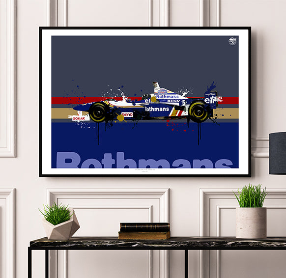 New Damon Hill 1996 Williams FW18 F1 Prints