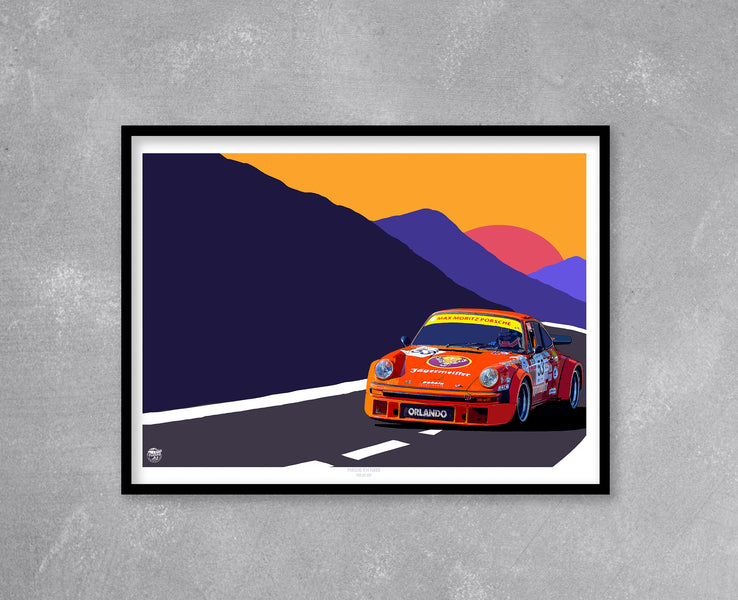 New Porsche 934 RSR Turbo print