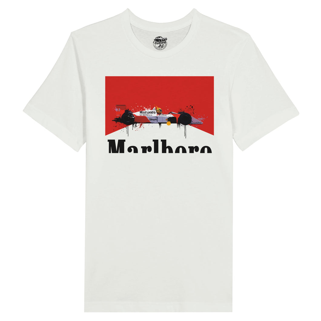 Ayrton Senna 1988 McLaren MP4/4 F1 - Premium Unisex Crewneck T-shirt - Fueled.art