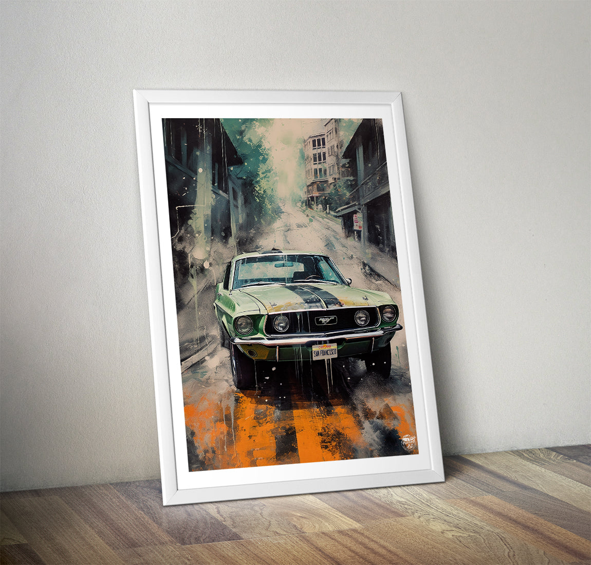 1968 Ford Mustang print - Fueled.art