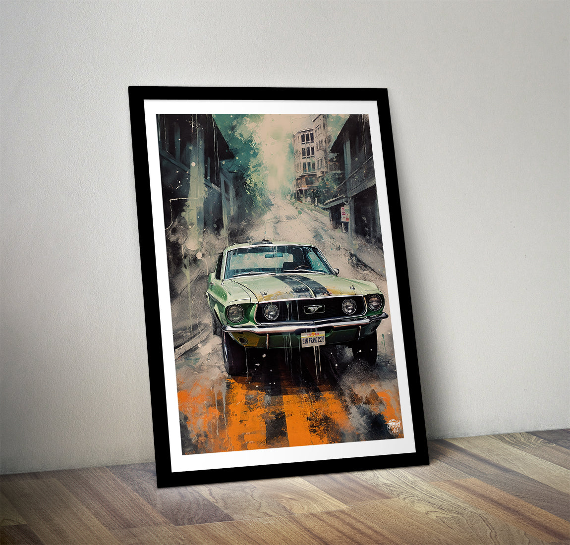 1968 Ford Mustang print - Fueled.art