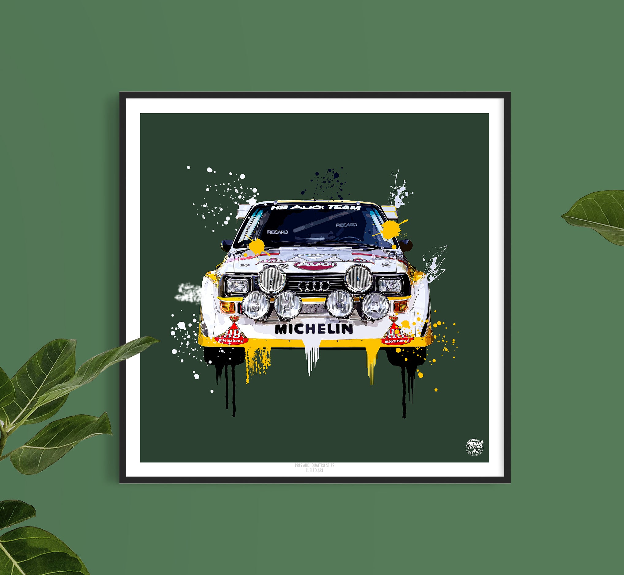 Audi Quattro E1 S2 print - Fueled.art