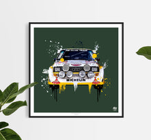 画像をギャラリービューアに読み込む, Audi Quattro E1 S2 print - Fueled.art
