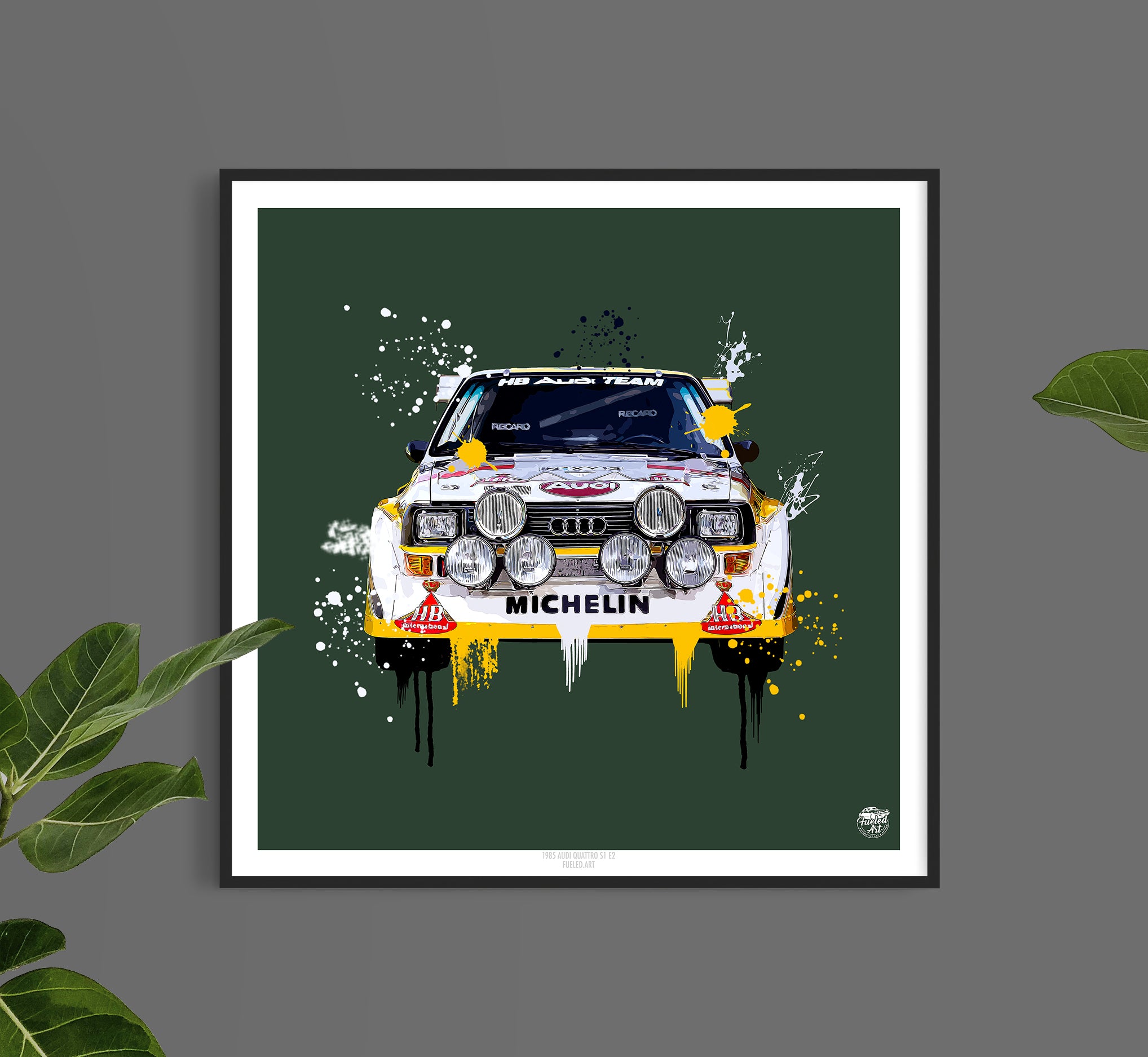 Audi Quattro E1 S2 print - Fueled.art