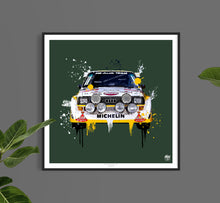 画像をギャラリービューアに読み込む, Audi Quattro E1 S2 print - Fueled.art
