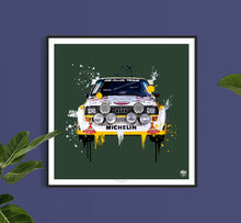 Load image into Gallery viewer, Audi Quattro E1 S2 print - Fueled.art
