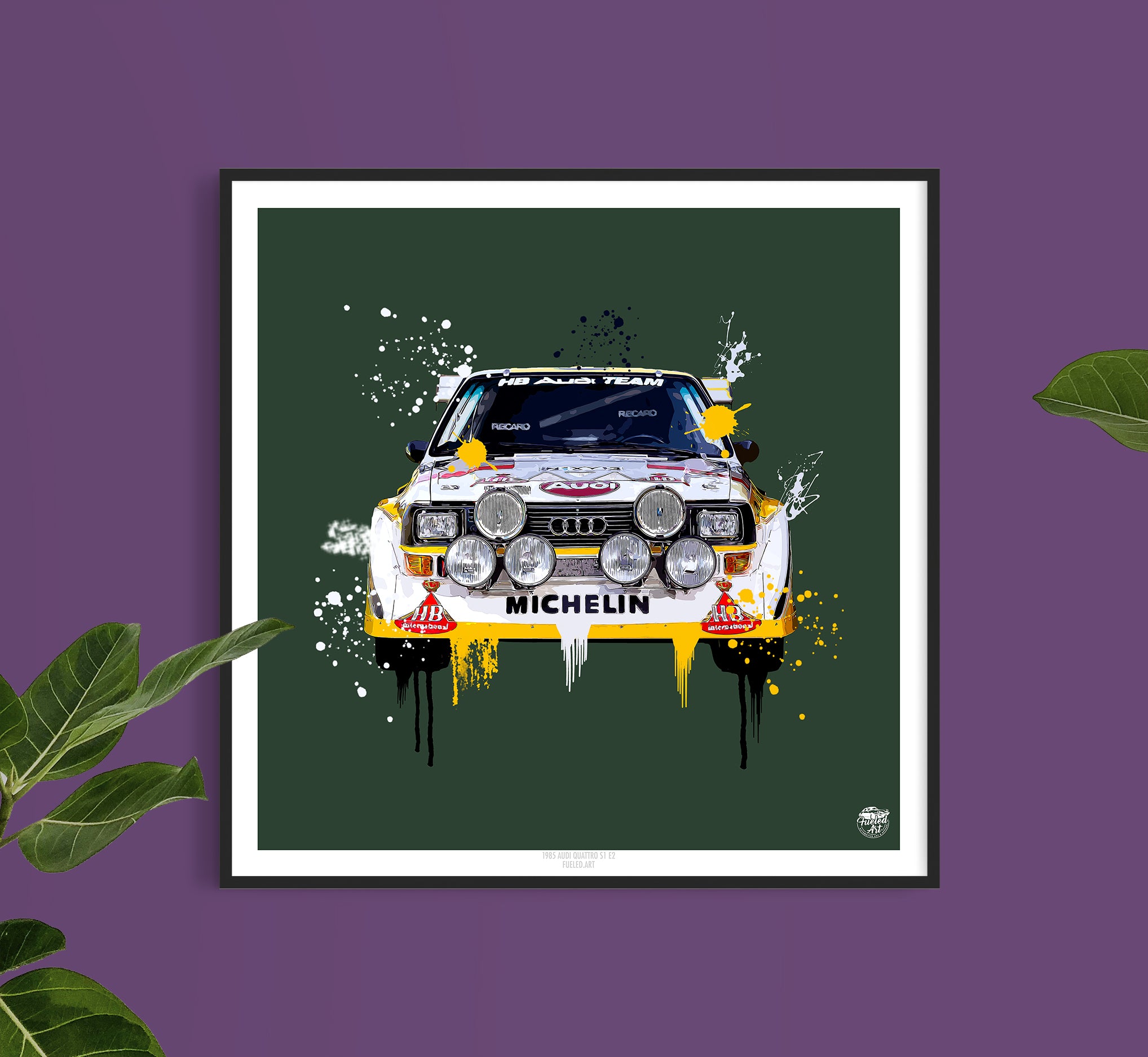 Audi Quattro E1 S2 print - Fueled.art