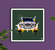 画像をギャラリービューアに読み込む, Audi Quattro E1 S2 print - Fueled.art
