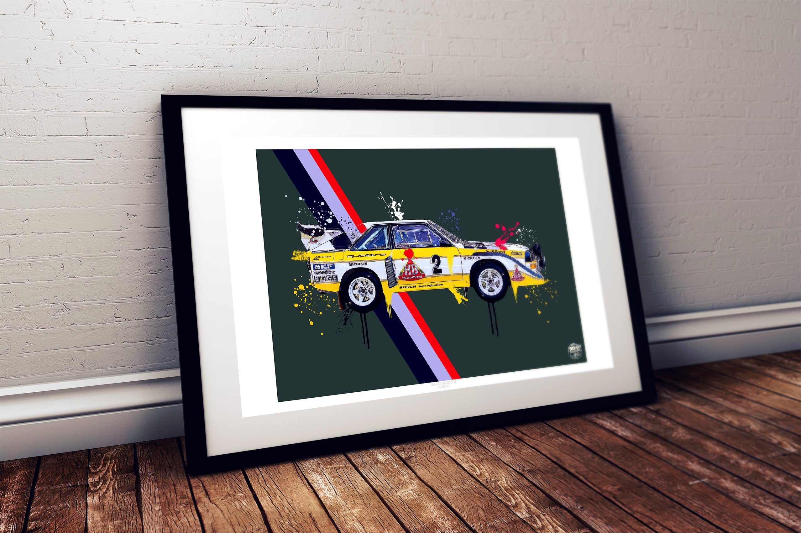 Audi Quattro S1 E2 print by Fueled.art