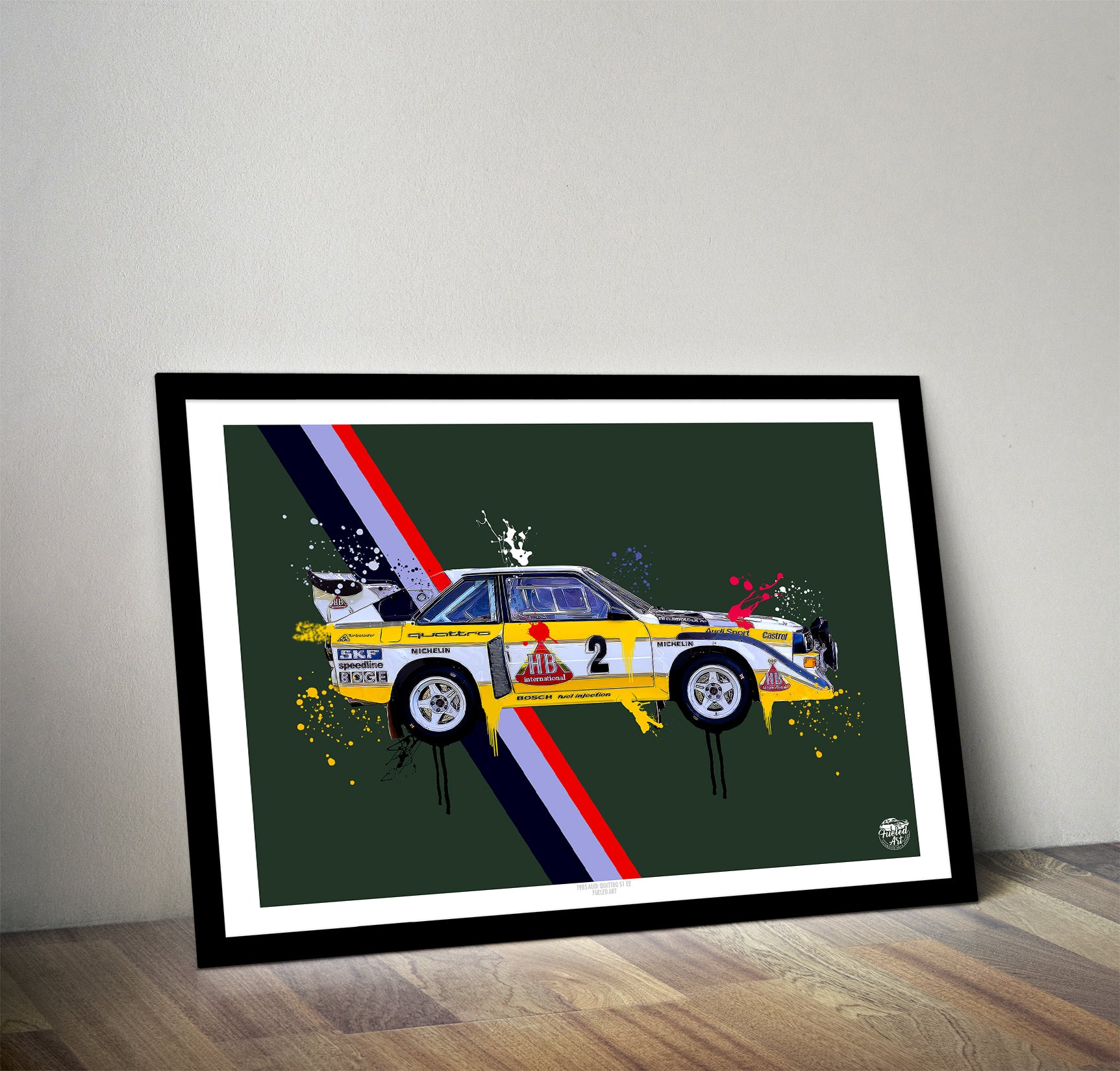 Audi Quattro S1 E2 print by Fueled.art