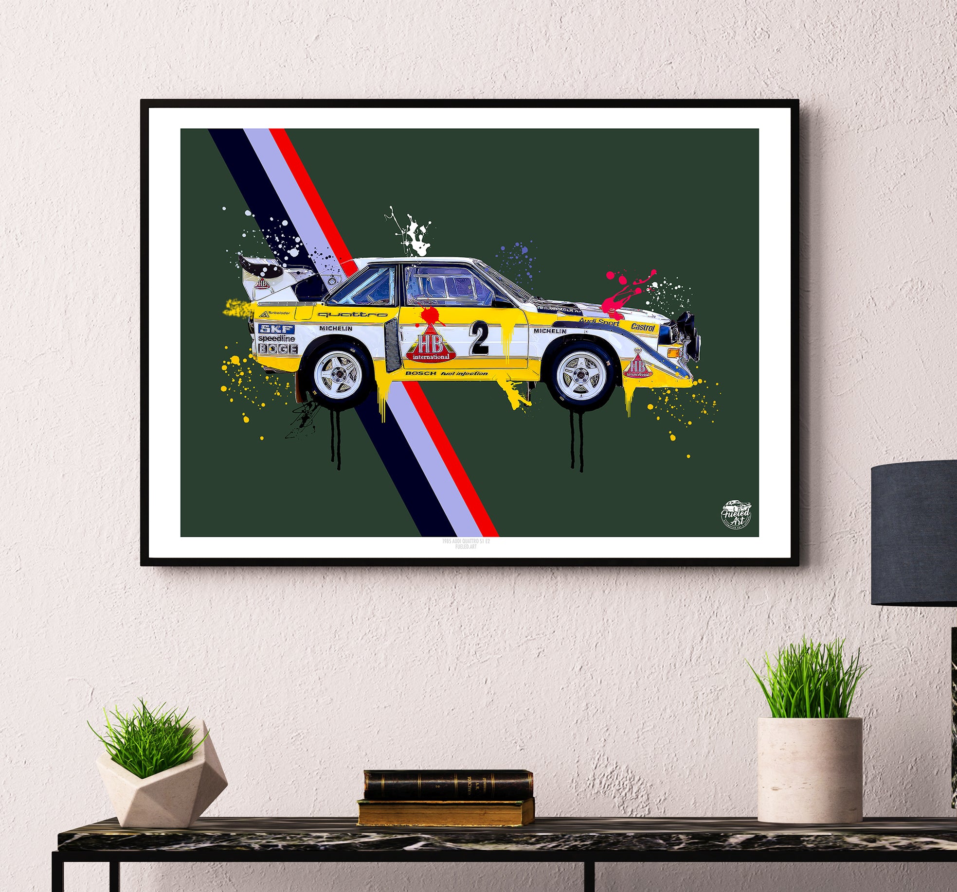 Audi Quattro S1 E2 print by Fueled.art