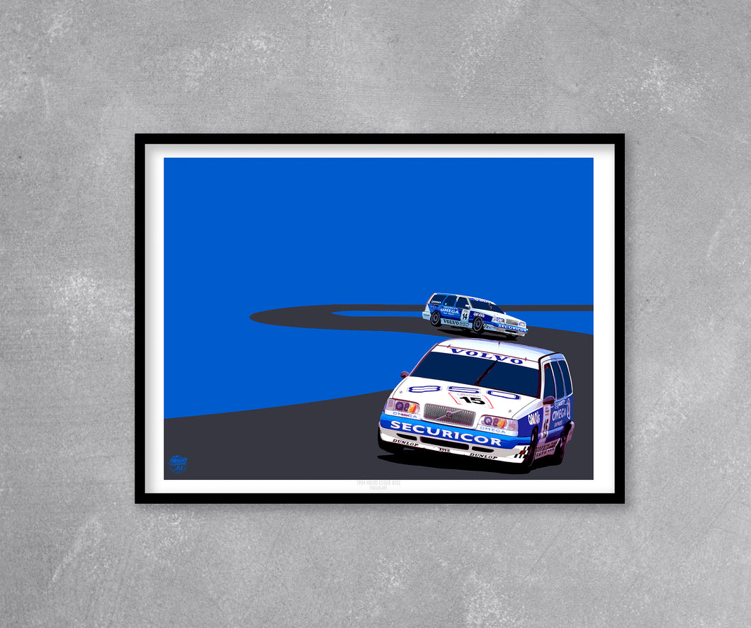 Volvo 850 Estate BTCC Print - Fueled.art