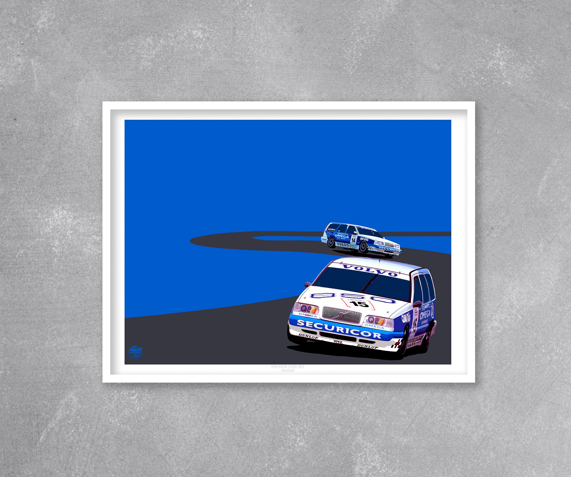 Volvo 850 Estate BTCC Print - Fueled.art