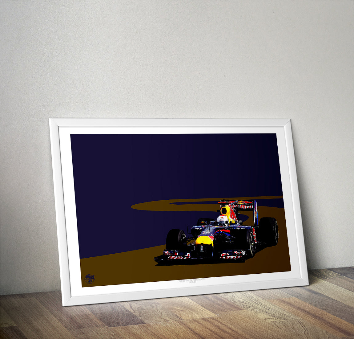 Sebastian Vettel 2010 Red Bull RB6 F1 Print - Fueled.art