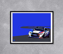 Load image into Gallery viewer, Colin Turkington 2024 BMW 330e M-Sport BTCC Print - Fueled.art
