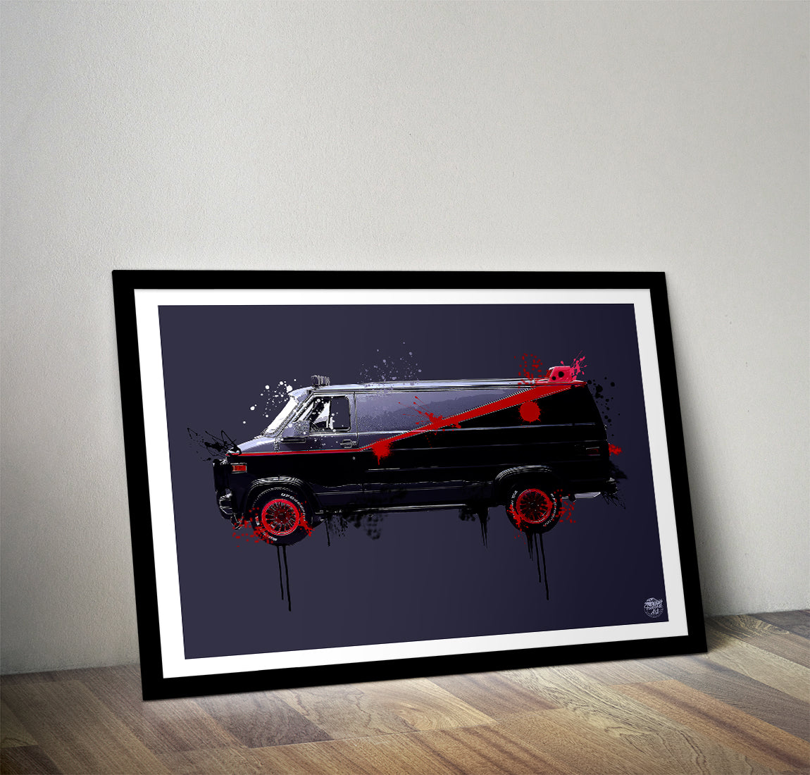 A-Team GMC Vandura print - Fueled.art