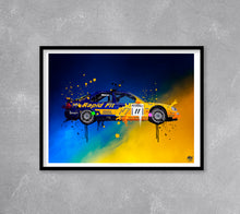 Load image into Gallery viewer, Alain Menu 2000 Ford Mondeo Zetec BTCC Print - Fueled.art
