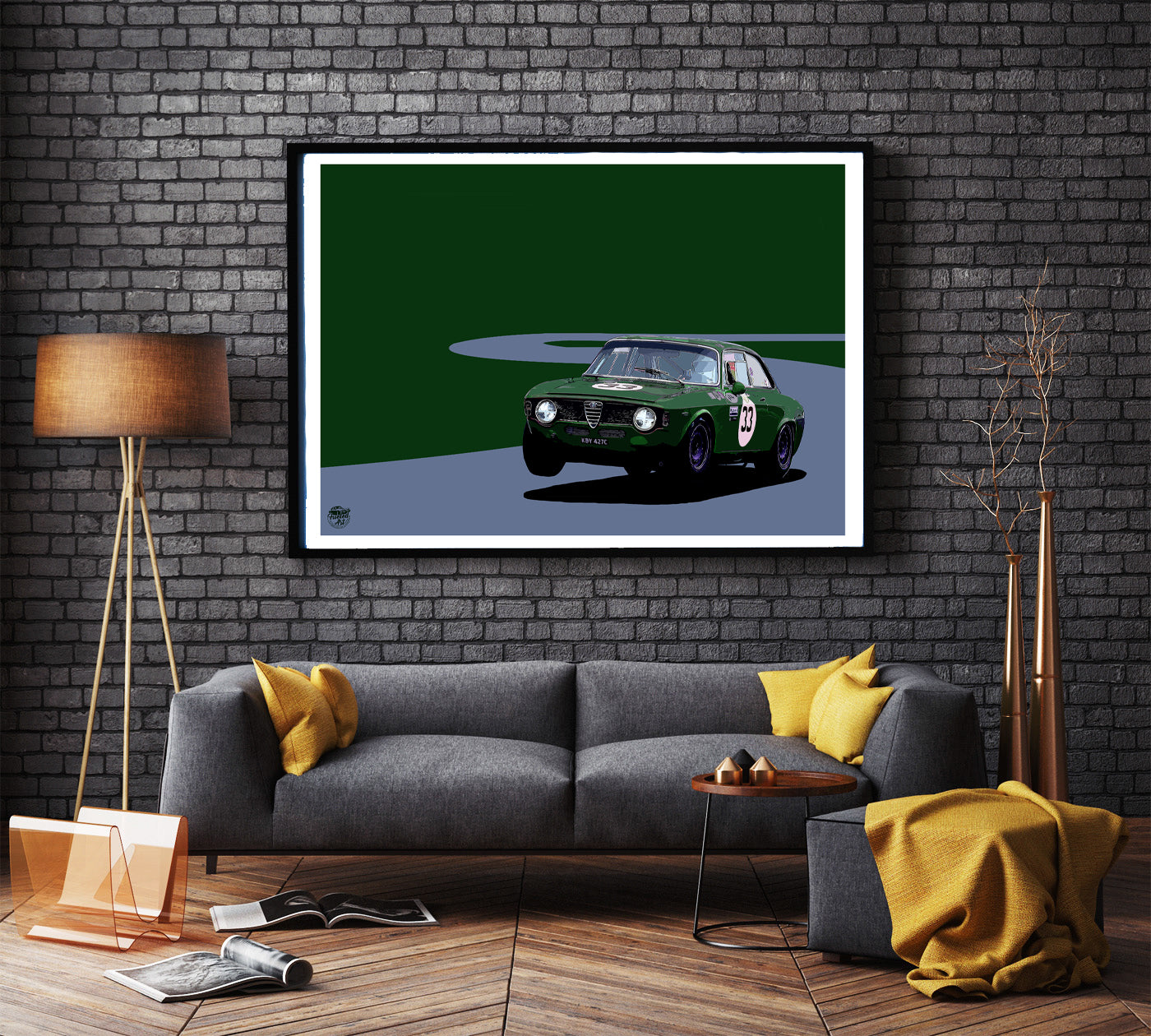 Alfa Romeo Giulia Sprint GTA Print - Fueled.art