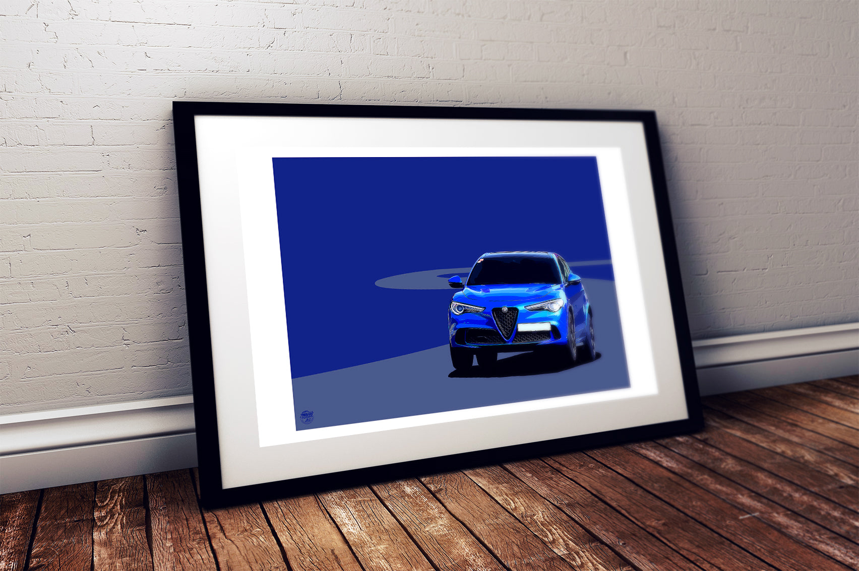 Alfa Romeo Stelvio Quadrifoglio Print - Fueled.art