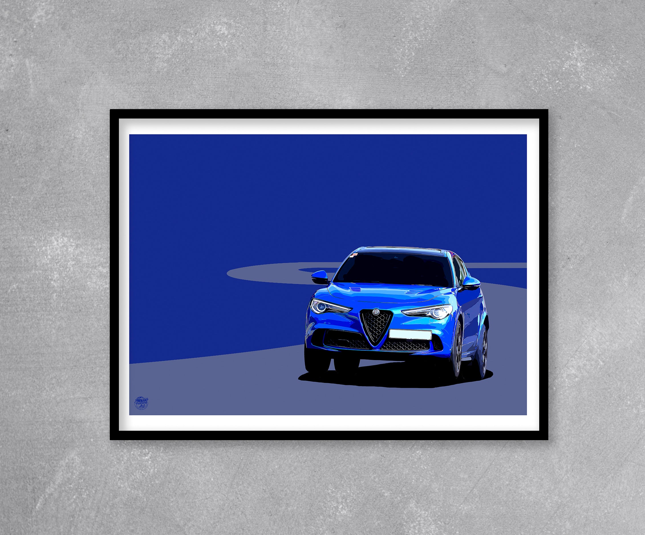 Alfa Romeo Stelvio Quadrifoglio Print - Fueled.art