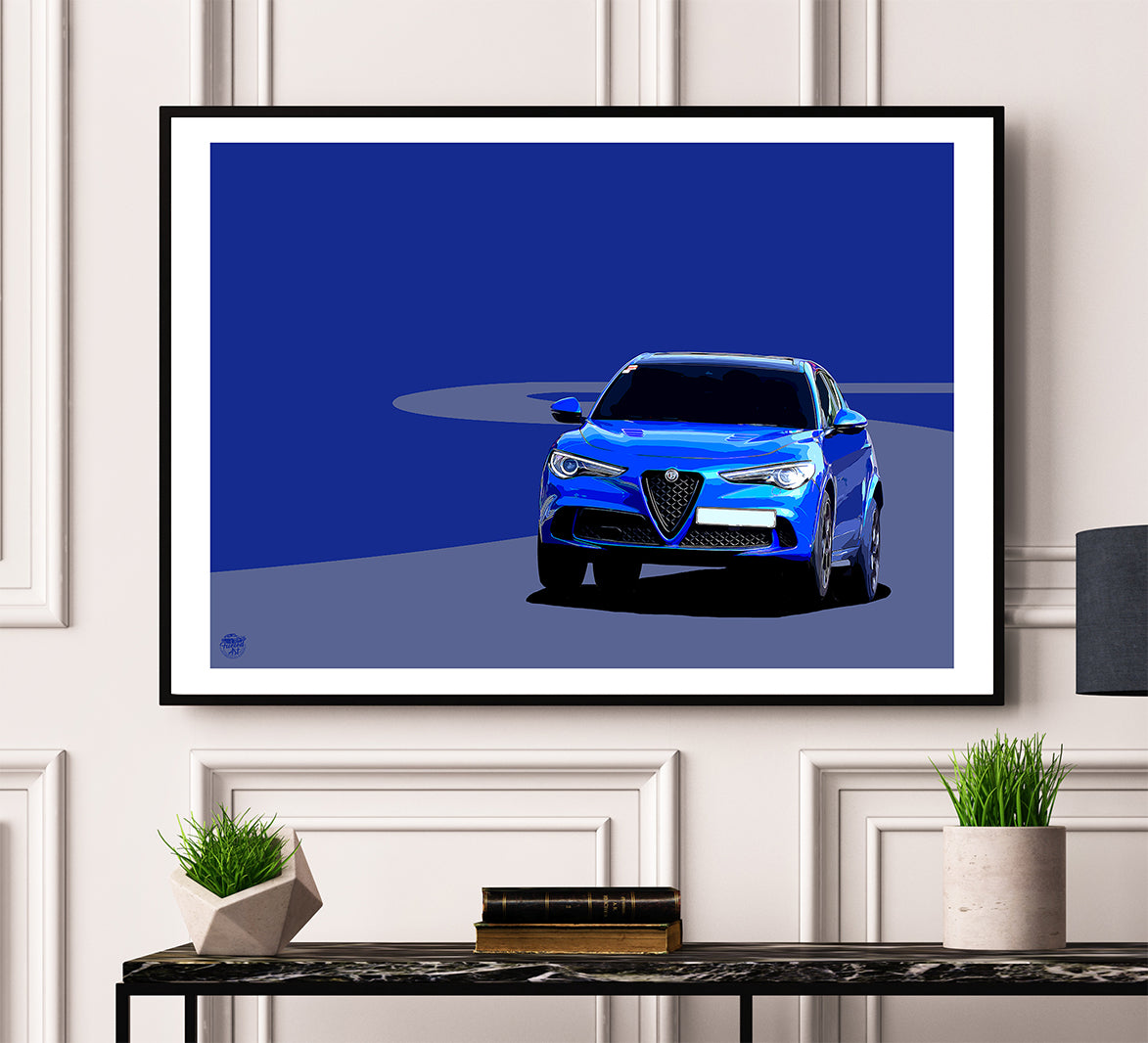 Alfa Romeo Stelvio Quadrifoglio Print - Fueled.art