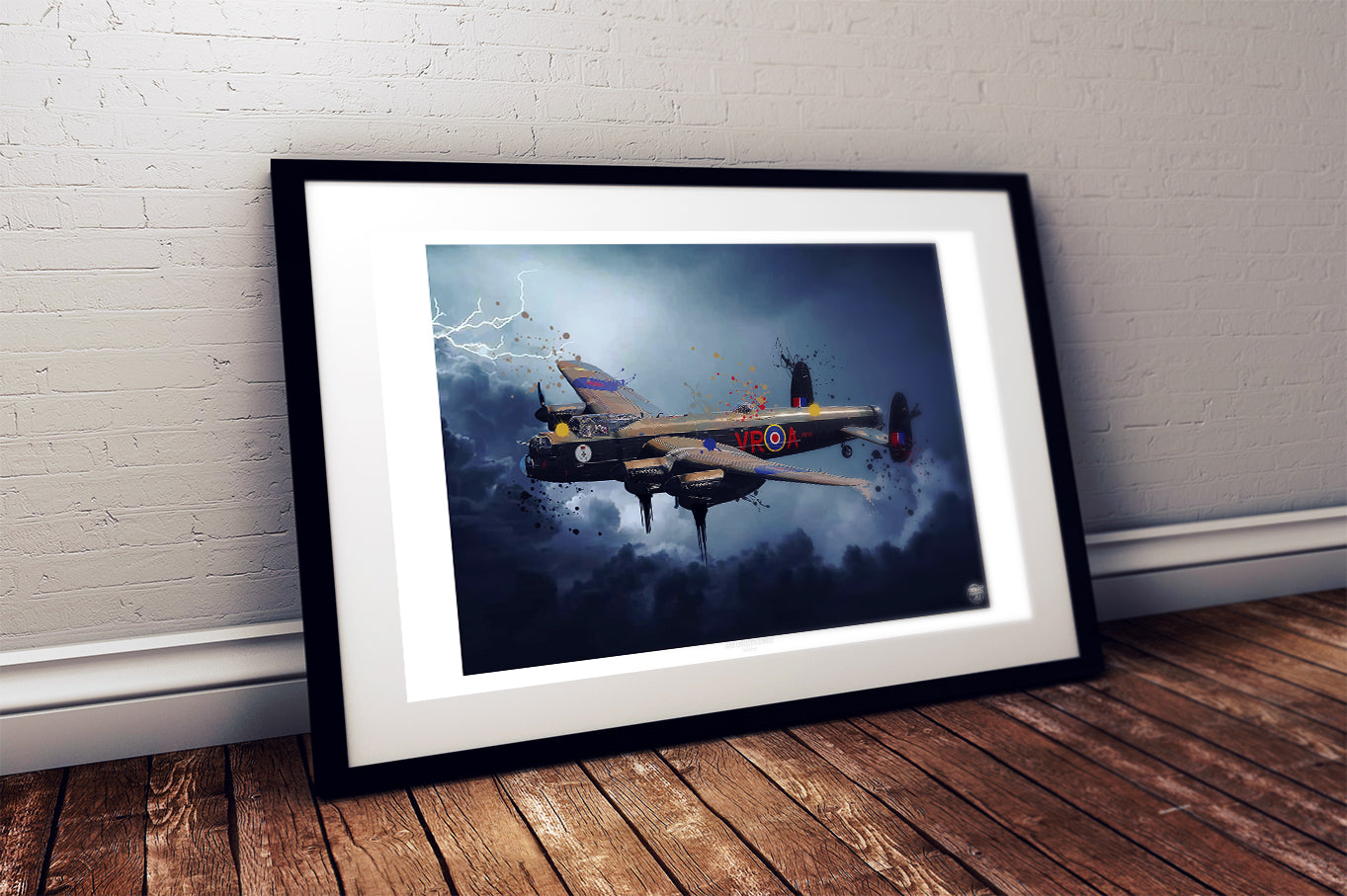 Avro Lancaster Bomber Print - Fueled.art