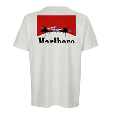 Lade das Bild in den Galerie-Viewer, Ayrton Senna F1 1988 McLaren MP4/4 - Organic Men&#39;s Oversized Rear Print T-shirt - Fueled.art
