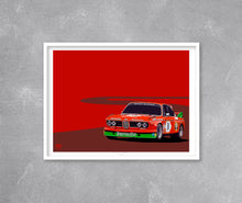 Load image into Gallery viewer, BMW 3.0 CSL Jagermeister Print - Fueled.art
