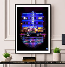 Load image into Gallery viewer, Porsche 911 964 Turbo Miami print - Fueled.art
