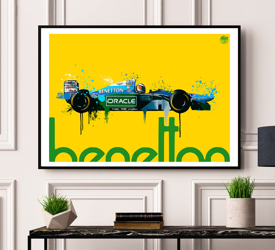 Michael Schumacher B194 Benetton F1 Print - Fueled.art