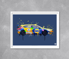 Lade das Bild in den Galerie-Viewer, Dan Rowbottom 2023 Ford Focus ST BTCC Print - Fueled.art
