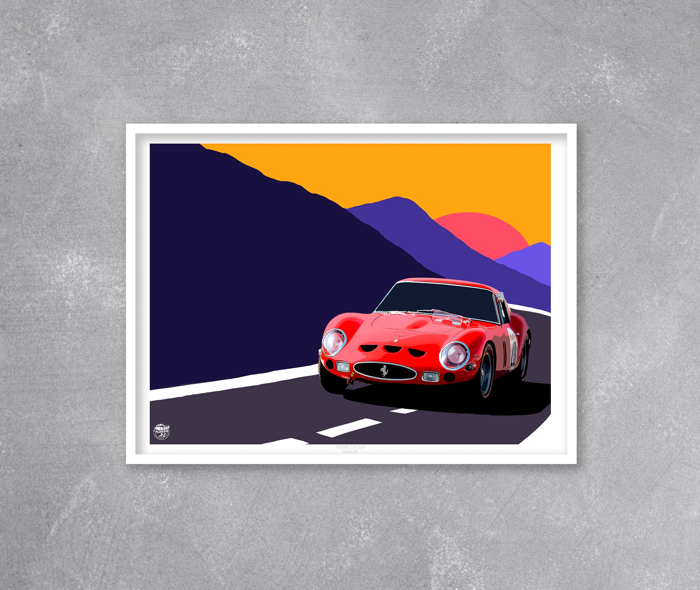 Ferrari 250 GTO Print - Fueled.art