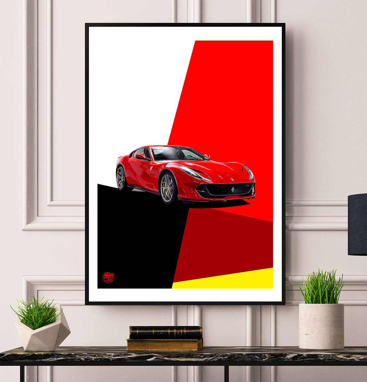 Ferrari 812 Superfast print - Fueled.art