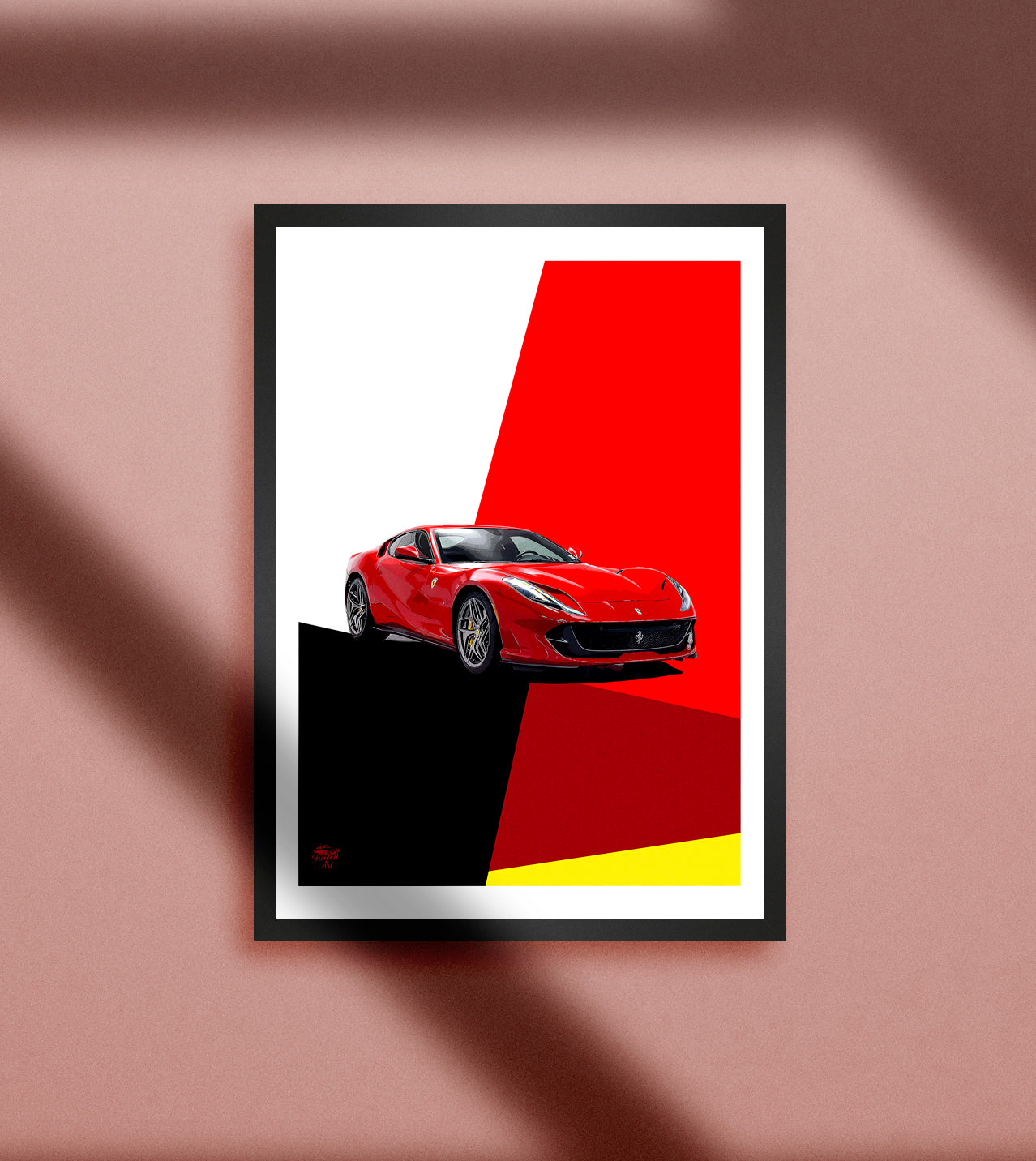 Ferrari 812 Superfast print - Fueled.art