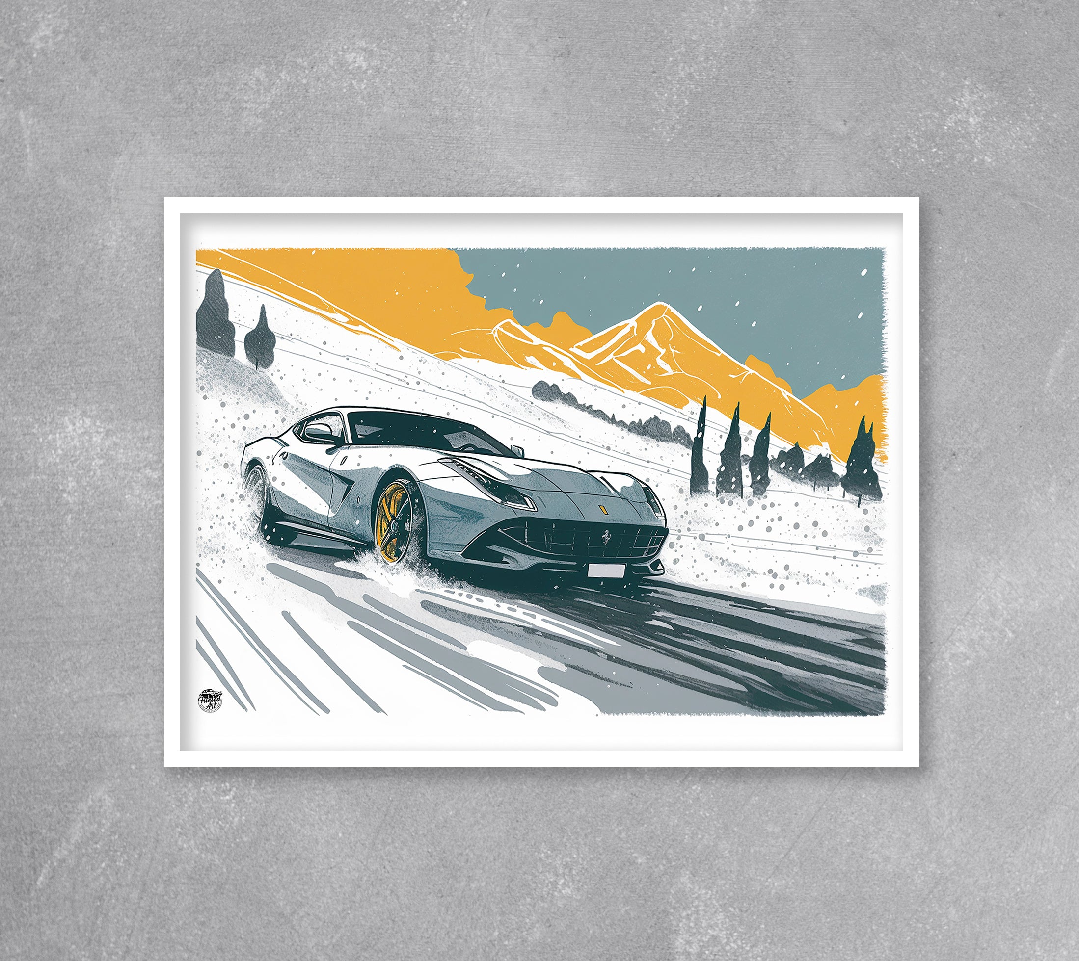 Ferrari 812 Superfast print - Fueled.art