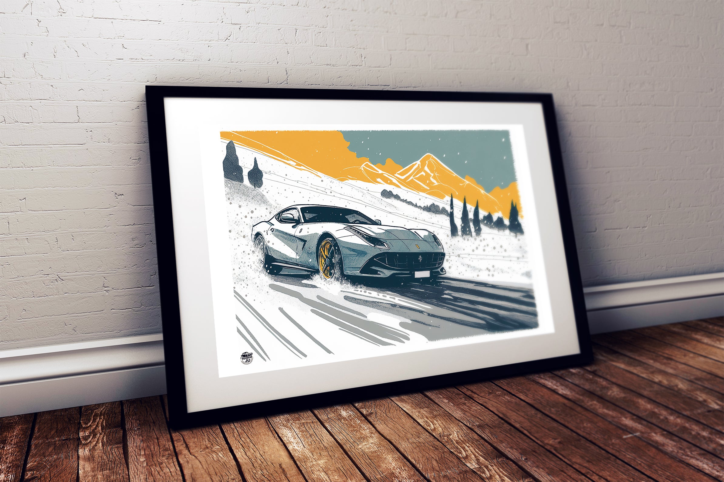 Ferrari 812 Superfast print - Fueled.art