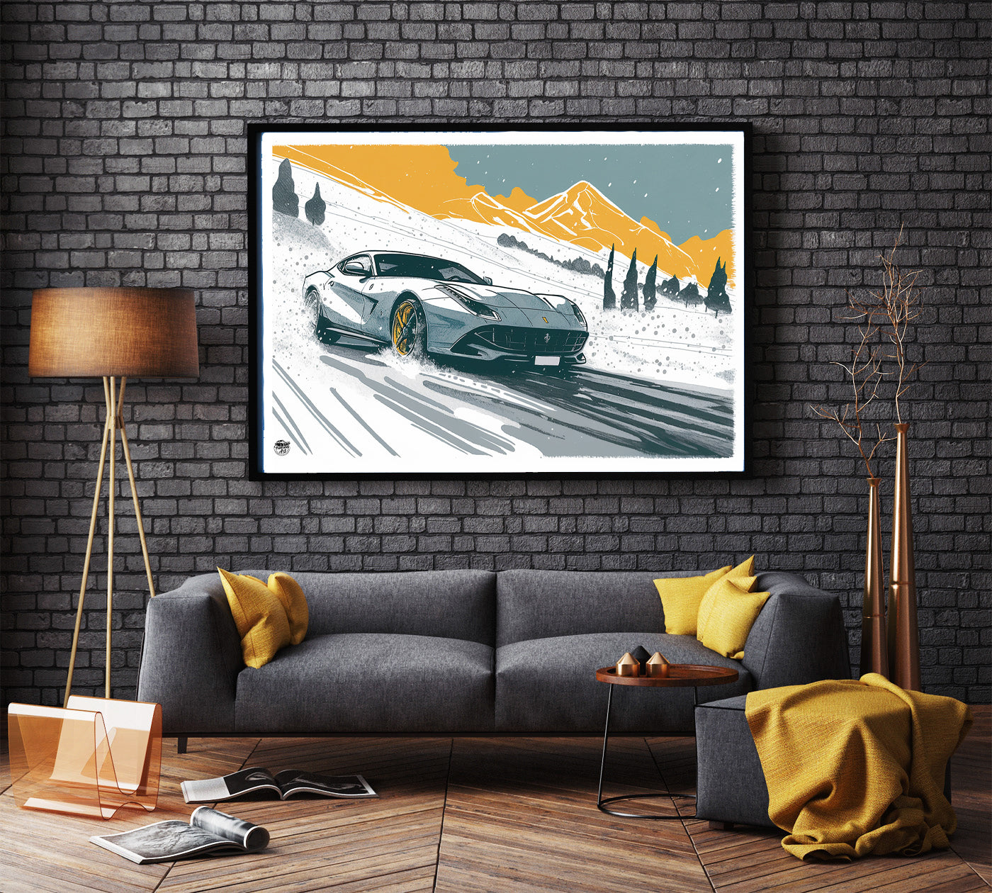 Ferrari 812 Superfast print - Fueled.art