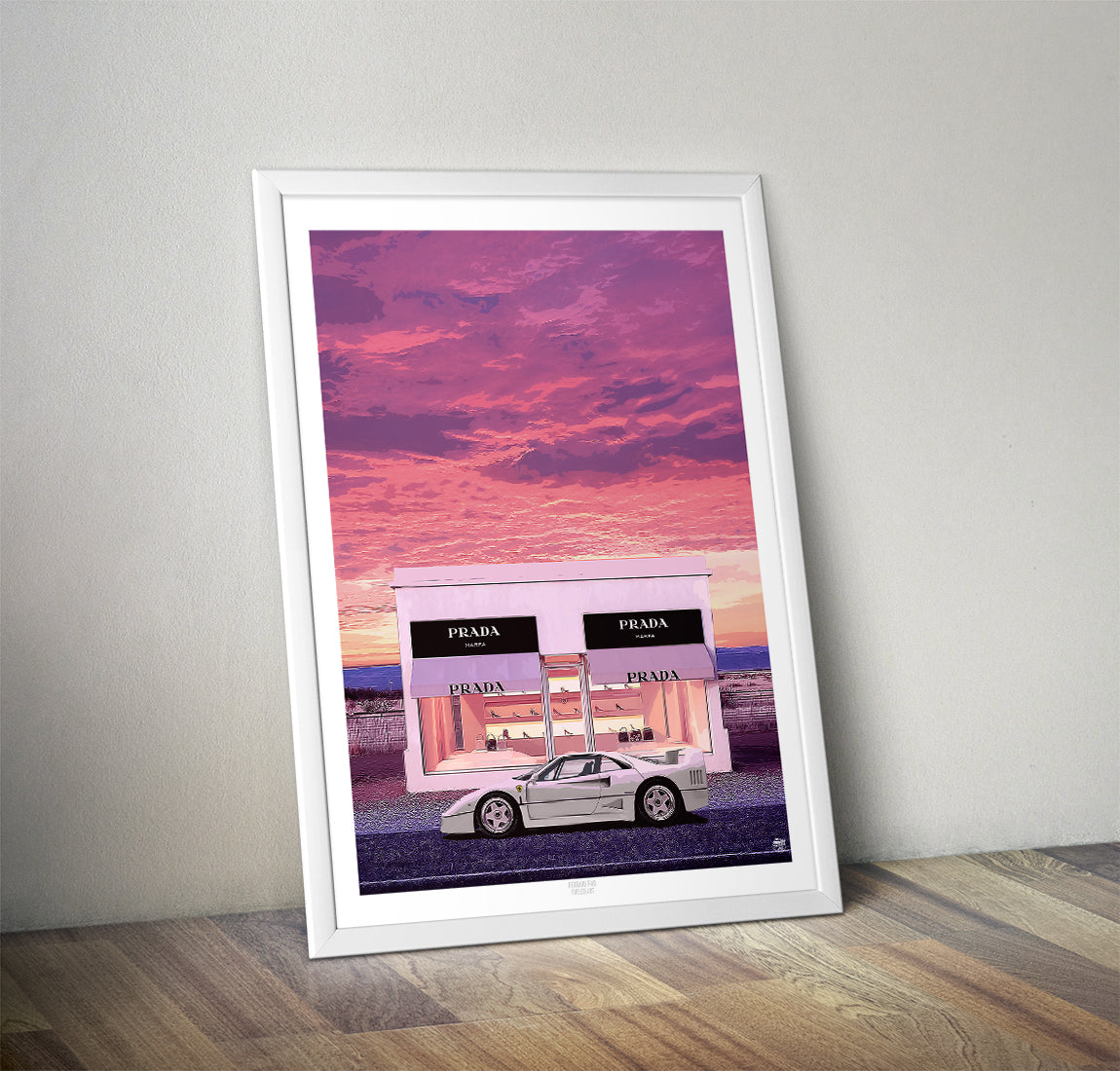 Ferrari F40 Print - Fueled.art