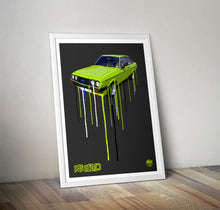 Load image into Gallery viewer, Ford Escort Mk2 RS2000 Print - Fueled.art
