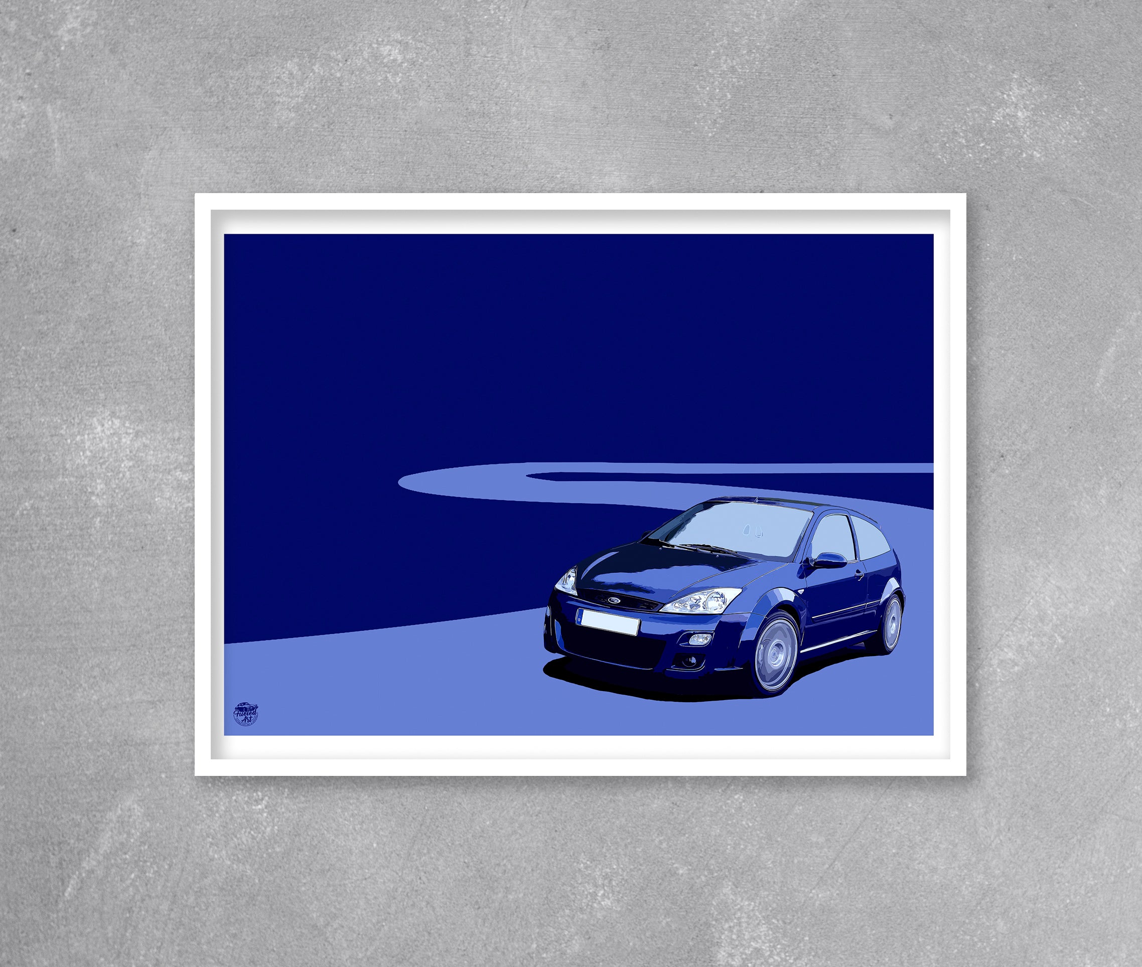 Ford Focus Mk1 RS print - Fueled.art