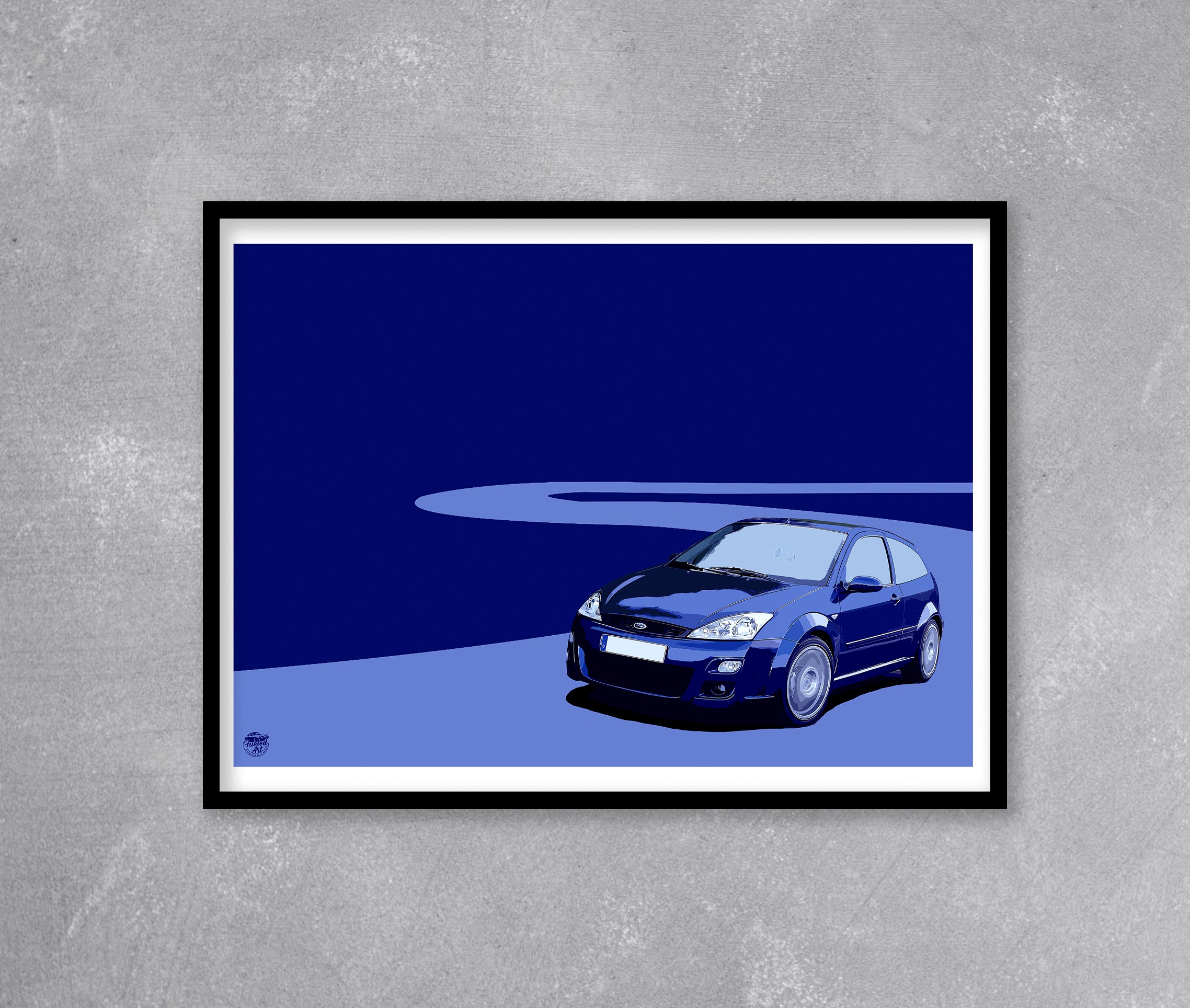 Ford Focus Mk1 RS print - Fueled.art