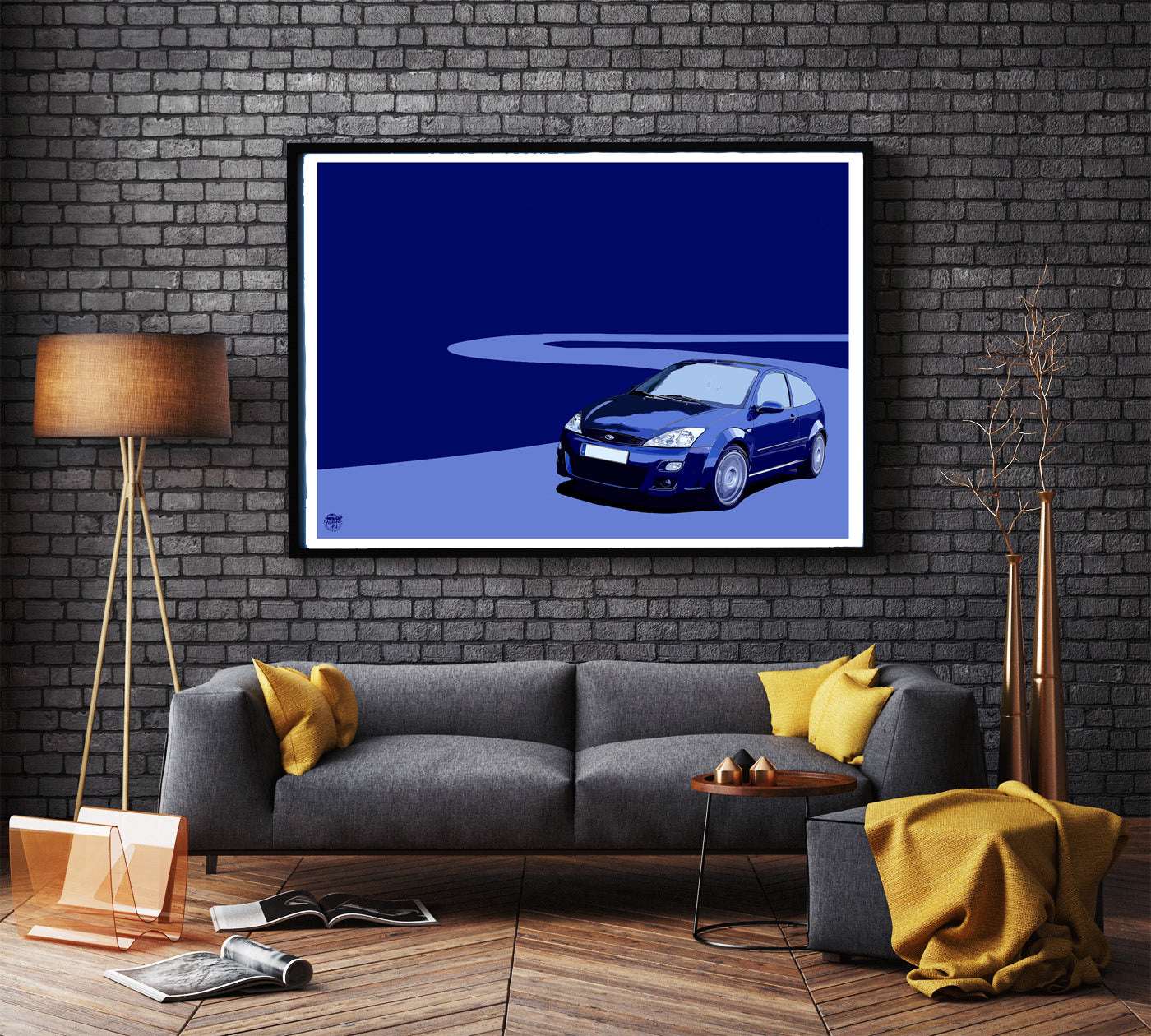 Ford Focus Mk1 RS print - Fueled.art