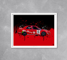 Load image into Gallery viewer, Gabrielle Tarquini 1994 Alfa Romeo 155 BTCC Print - Fueled.art
