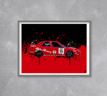 Load image into Gallery viewer, Gabrielle Tarquini 1994 Alfa Romeo 155 BTCC Print - Fueled.art
