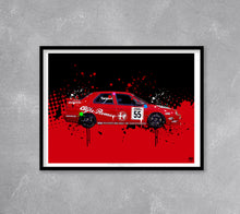 Load image into Gallery viewer, Gabrielle Tarquini 1994 Alfa Romeo 155 BTCC Print - Fueled.art
