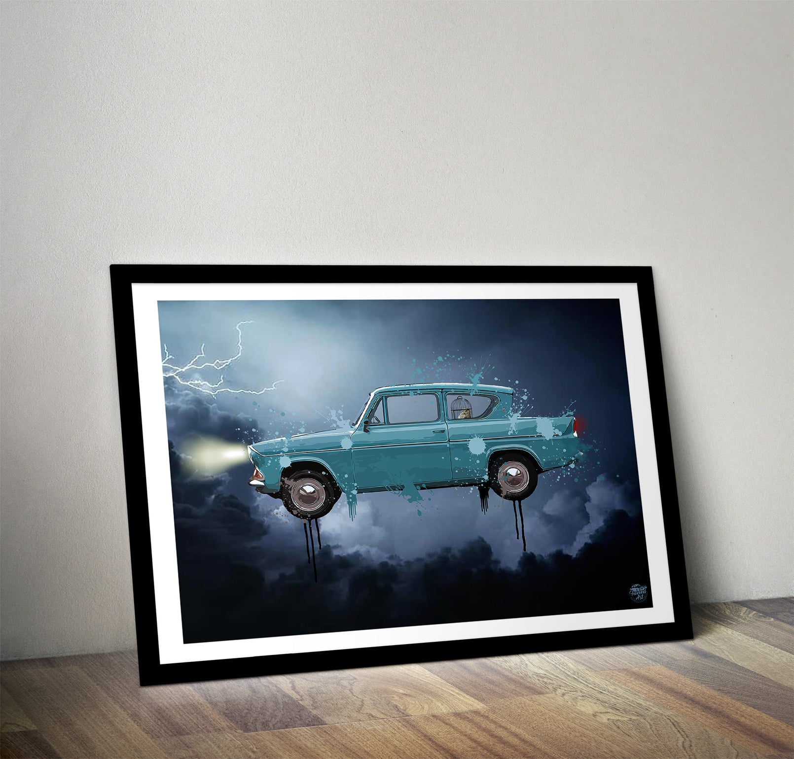 Harry Potter Ford Anglia print - Fueled.art