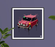 Charger l&#39;image dans la visionneuse de la galerie,The Italian Job Mini Cooper print - Fueled.art
