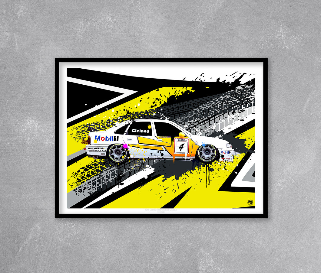 John Cleland 1995 Vauxhall Cavalier BTCC Print - Fueled.art